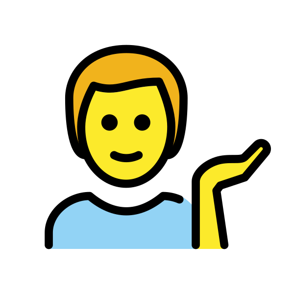 1F481 200D 2642 FE0F Vector