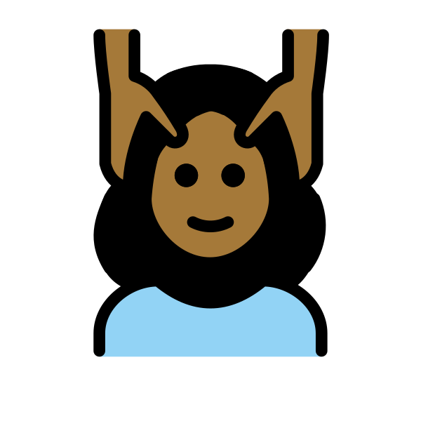 1F486 1F3FE 200D 2640 FE0F Vector
