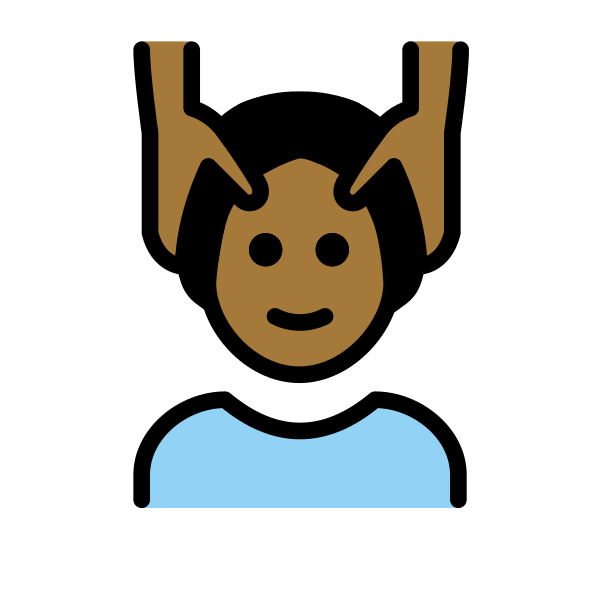 1F486 1F3FE 200D 2642 FE0F Vector