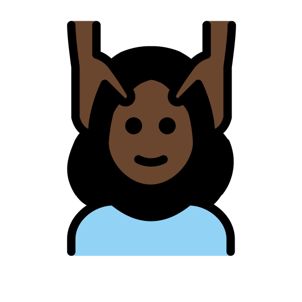1F486 1F3FF 200D 2640 FE0F Vector