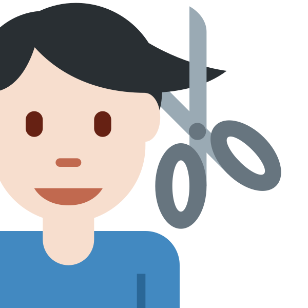 1f487 1f3fb 200d 2642 Fe0f Vector