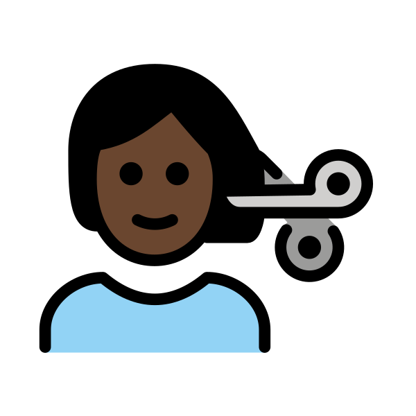 1F487 1F3FF Vector