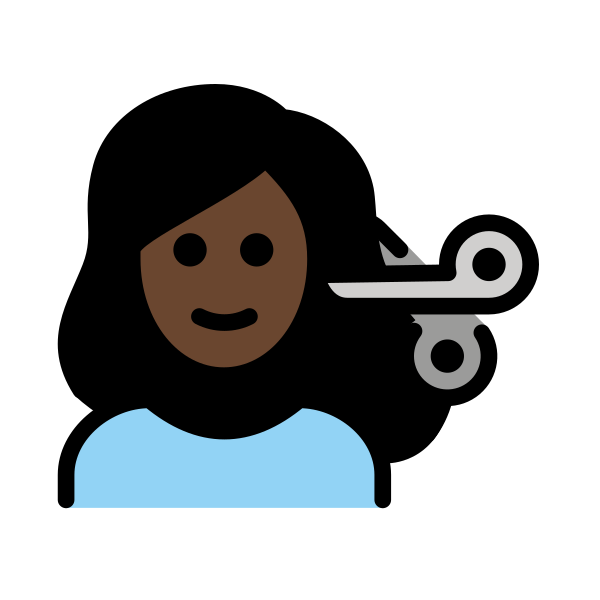 1F487 1F3FF 200D 2640 FE0F Vector