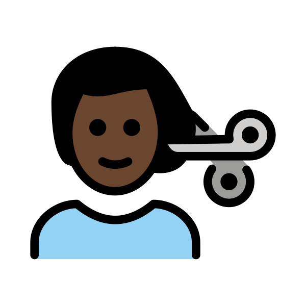 1F487 1F3FF 200D 2642 FE0F Vector