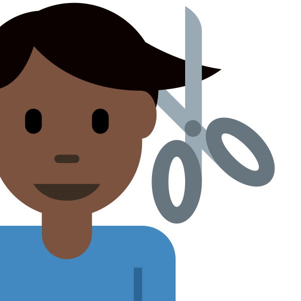 1f487 1f3ff 200d 2642 Fe0f Vector