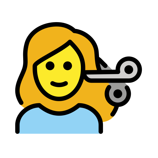 1F487 200D 2640 FE0F Vector