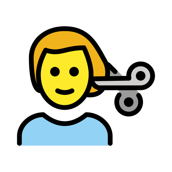 1F487 200D 2642 FE0F Vector