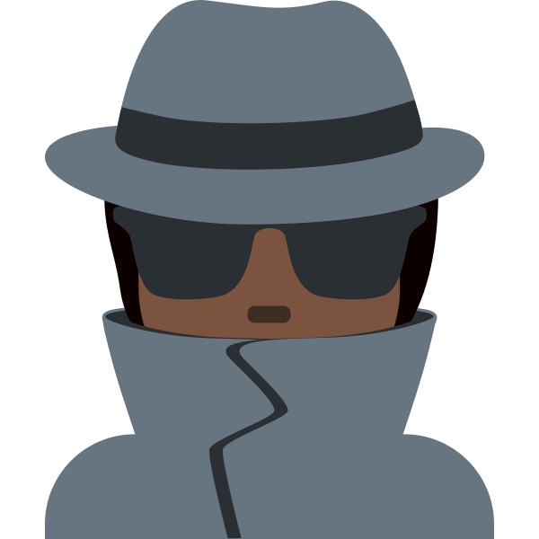 1f575 1f3ff Vector