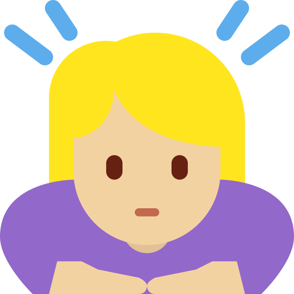 1f647 1f3fc 200d 2640 Fe0f Vector