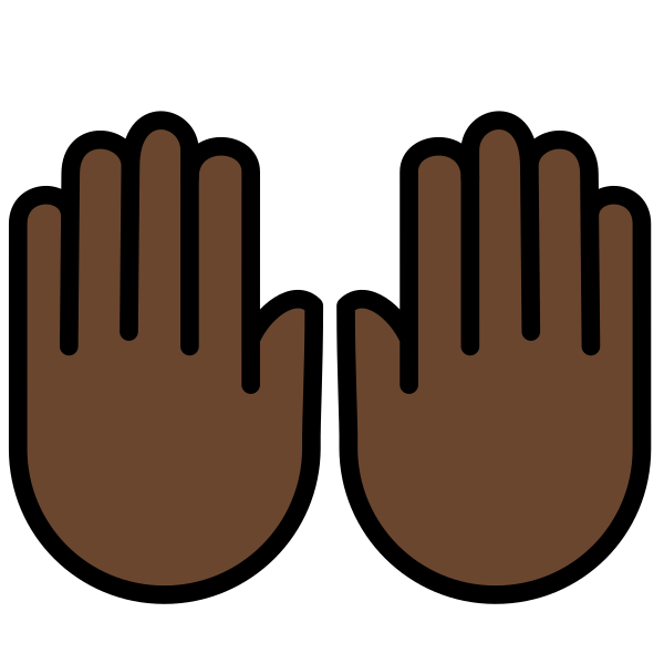 1F64C 1F3FF Vector