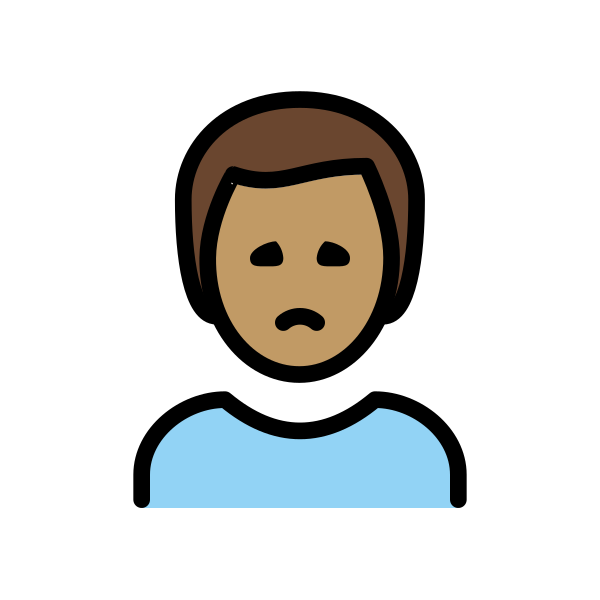 1F64D 1F3FD 200D 2642 FE0F Vector