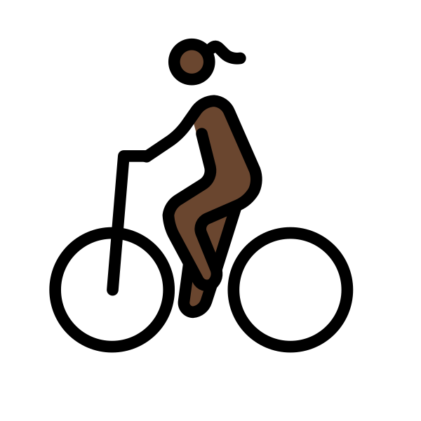 1F6B4 1F3FF 200D 2640 FE0F Vector