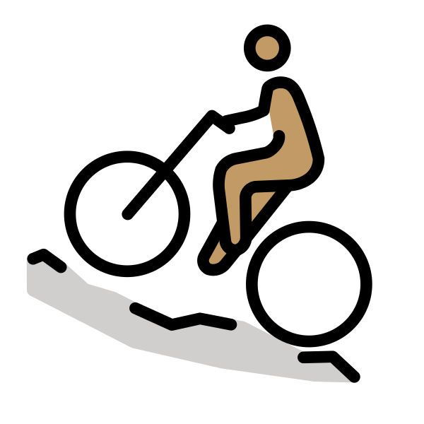 1F6B5 1F3FD 200D 2642 FE0F Vector