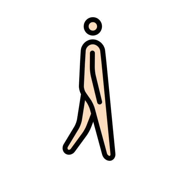 1F6B6 1F3FB 200D 2642 FE0F 200D 27A1 FE0F Vector