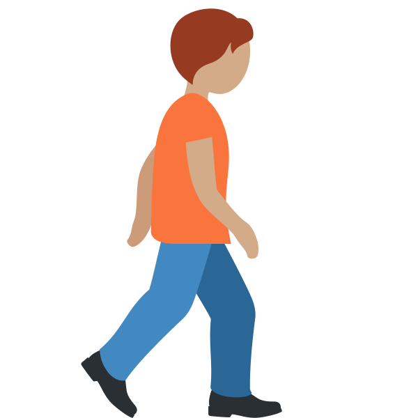1f6b6 1f3fd 200d 27a1 Fe0f Vector