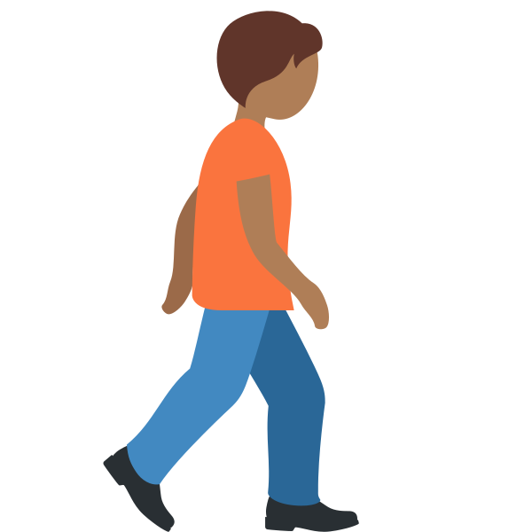 1f6b6 1f3fe 200d 27a1 Fe0f Vector