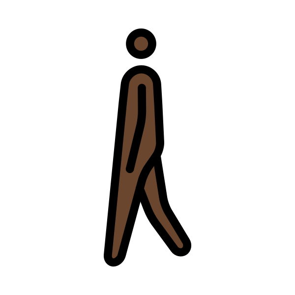 1F6B6 1F3FF 200D 2642 FE0F Vector