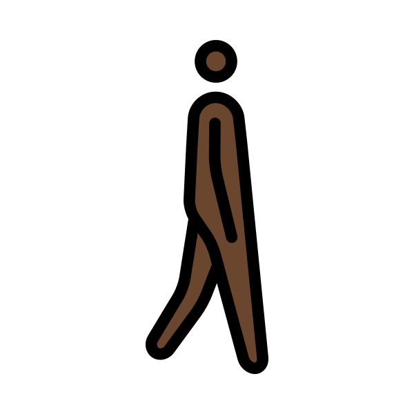 1F6B6 1F3FF 200D 2642 FE0F 200D 27A1 FE0F Vector