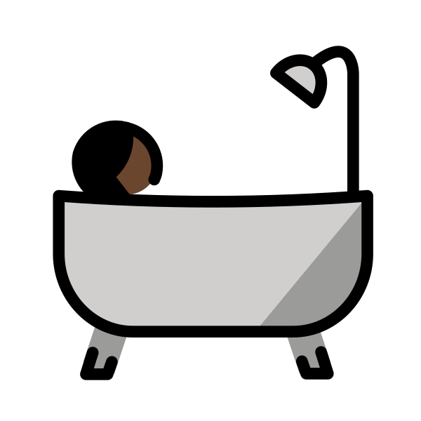 1F6C0 1F3FF Vector