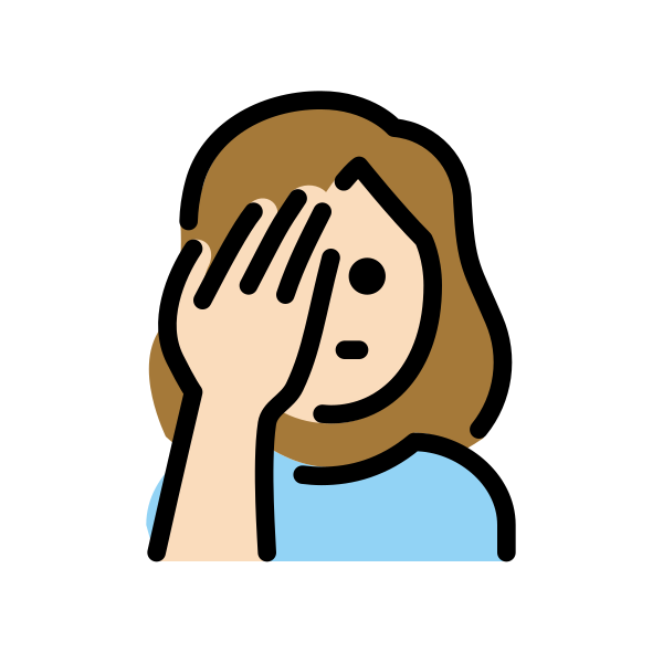 1F926 1F3FB 200D 2640 FE0F Vector