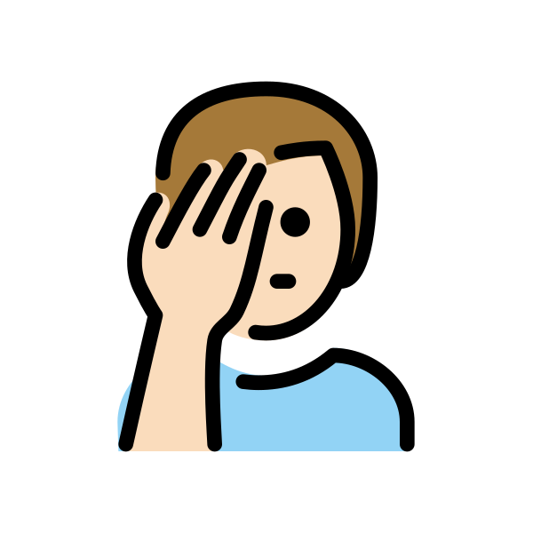 1F926 1F3FB 200D 2642 FE0F Vector