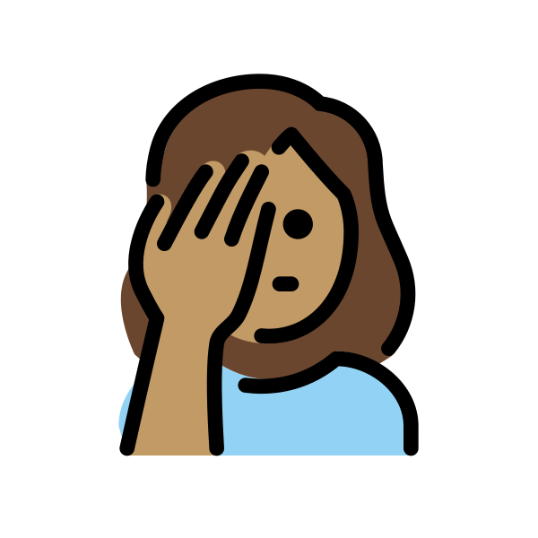 1F926 1F3FD 200D 2640 FE0F Vector