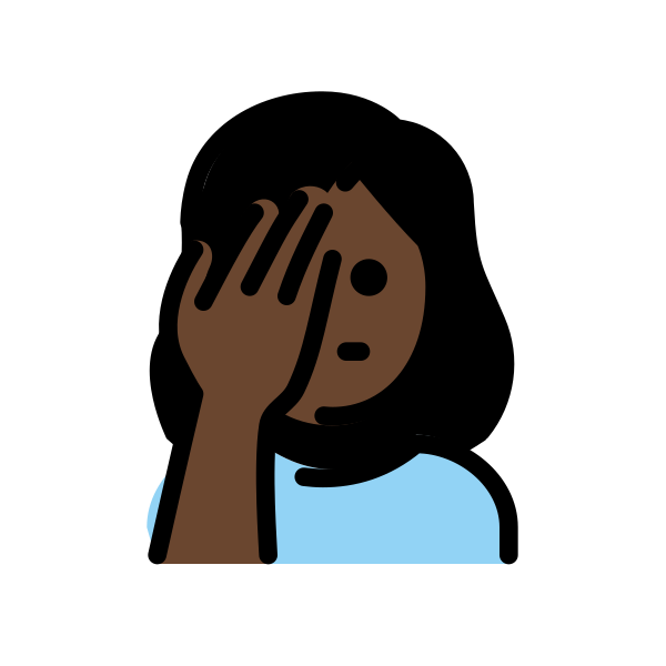 1F926 1F3FF 200D 2640 FE0F Vector