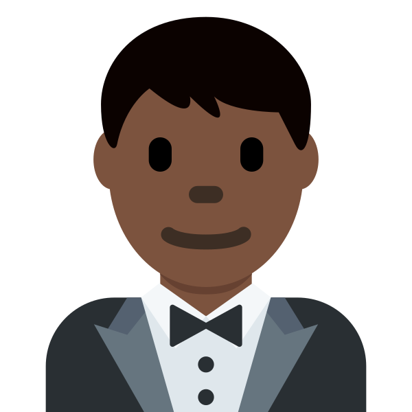 1f935 1f3ff 200d 2642 Fe0f Vector