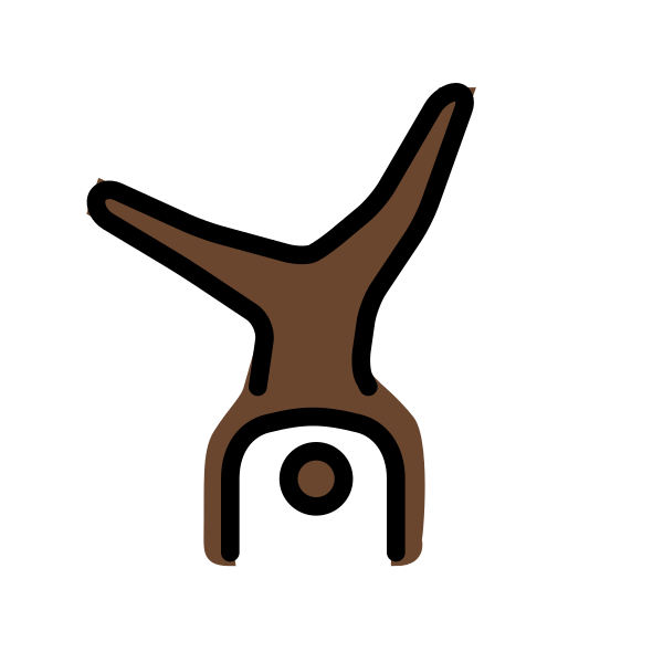 1F938 1F3FF Vector