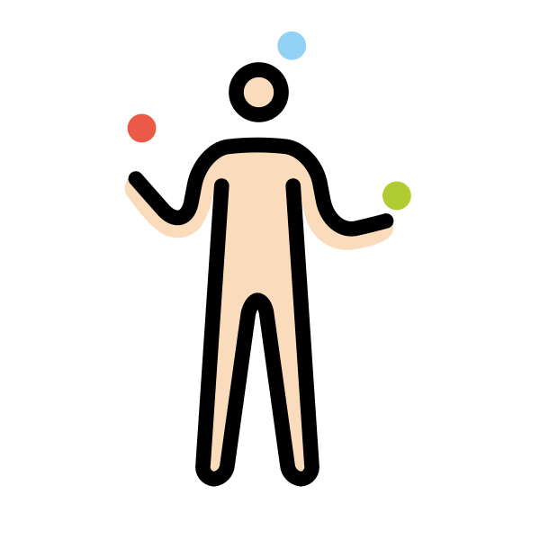 1F939 1F3FB 200D 2642 FE0F Vector