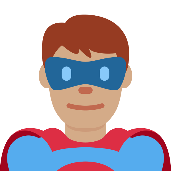 1f9b8 1f3fd 200d 2642 Fe0f Vector