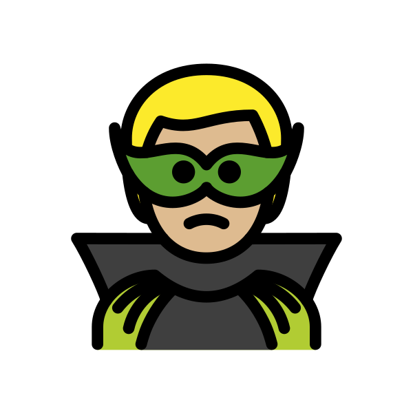 1F9B9 1F3FC 200D 2642 FE0F Vector