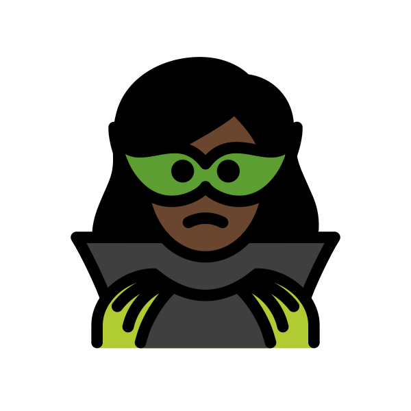 1F9B9 1F3FF 200D 2640 FE0F Vector