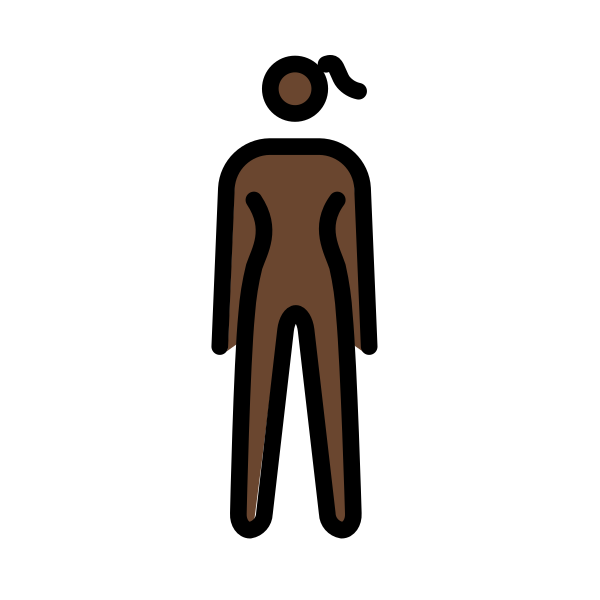1F9CD 1F3FF 200D 2640 FE0F Vector