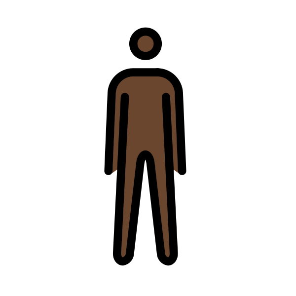 1F9CD 1F3FF Vector