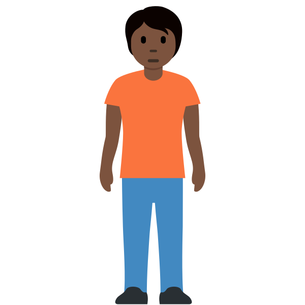 1f9cd 1f3ff Vector