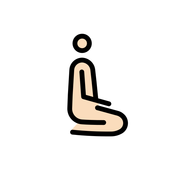 1F9CE 1F3FB 200D 27A1 FE0F Vector