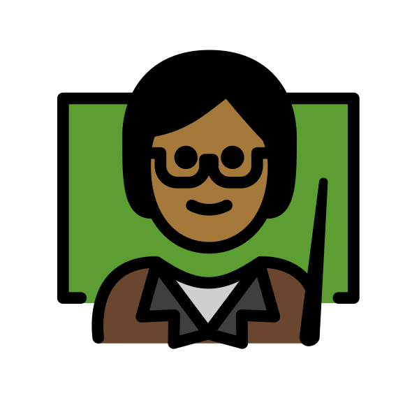 1F9D1 1F3FE 200D 1F3EB Vector
