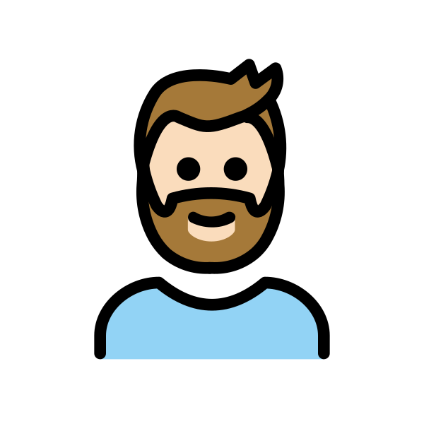 1F9D4 1F3FB 200D 2642 FE0F Vector