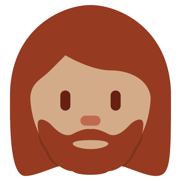 1f9d4 1f3fd 200d 2640 Fe0f Vector