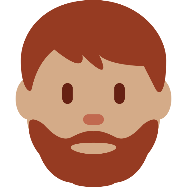 1f9d4 1f3fd 200d 2642 Fe0f Vector