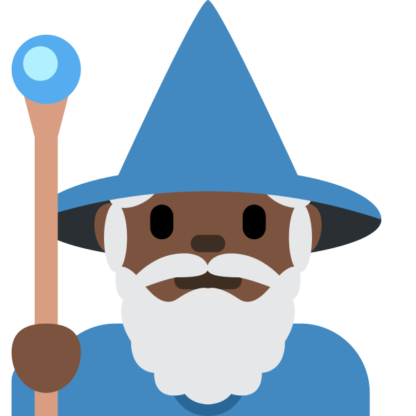 1f9d9 1f3ff 200d 2642 Fe0f Vector