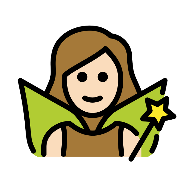 1F9DA 1F3FB 200D 2640 FE0F Vector