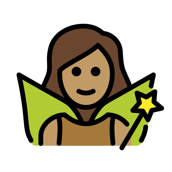 1F9DA 1F3FD 200D 2640 FE0F Vector