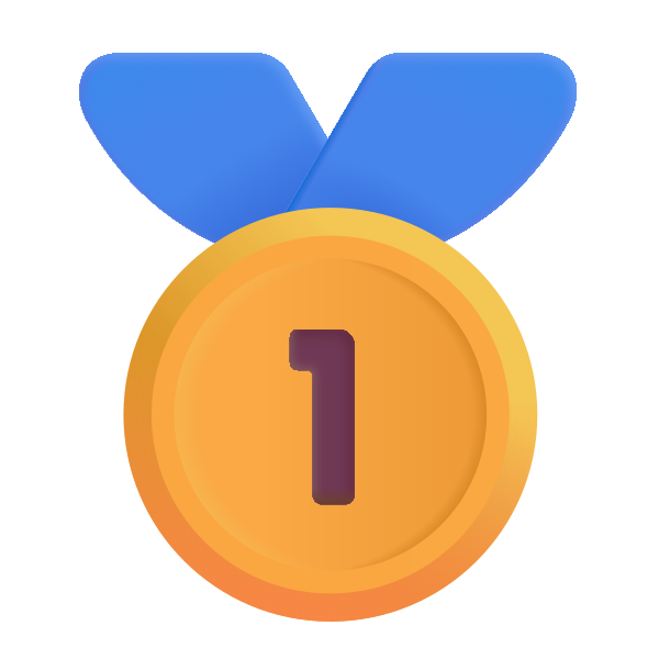 1st Place Medal Color