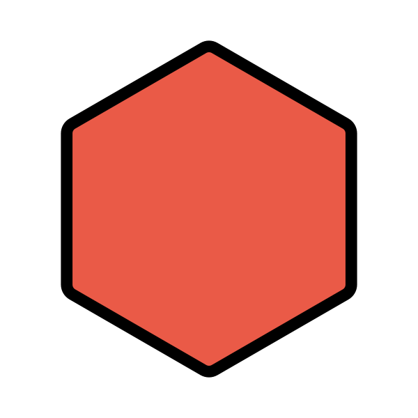 2B21 FE0F 200D 1F7E5 Vector