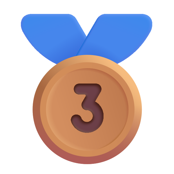 3rd Place Medal Color