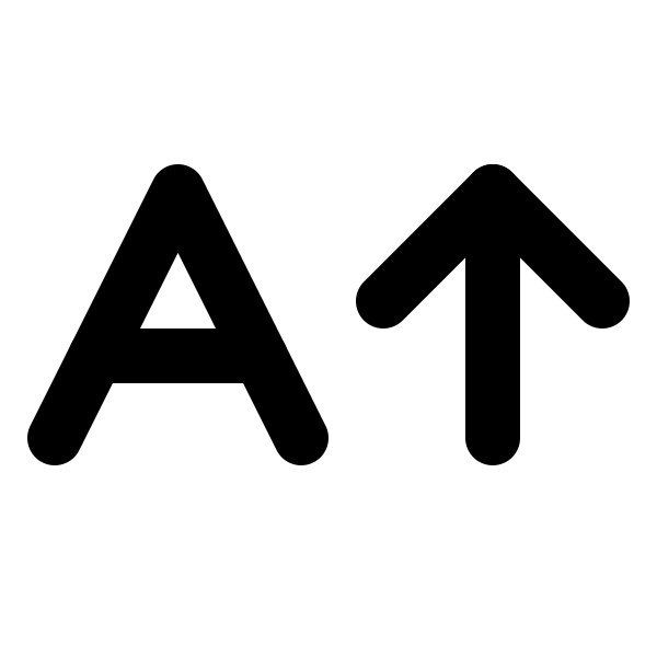 A Arrow Up