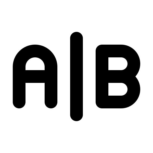 A B