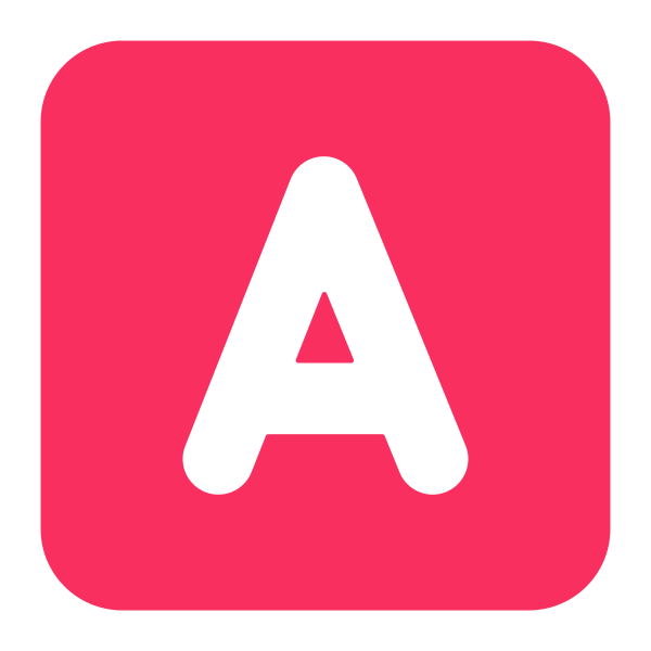 A Button Blood Type Flat